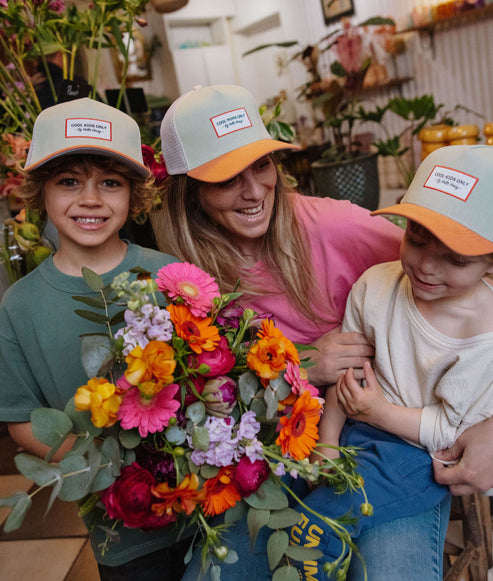 Casquette Trucker Enfant & Bébé – Mini Anis | Hello Hossy®