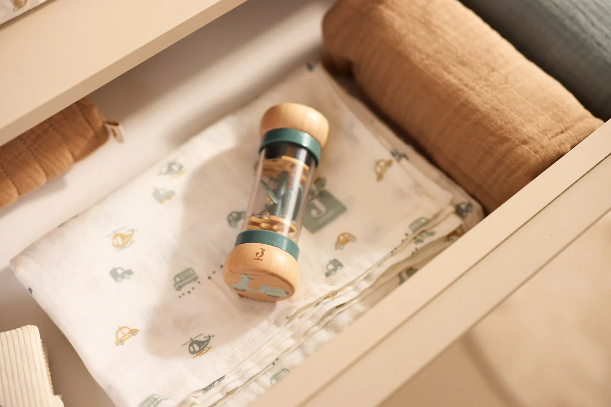 Bâton de Pluie en Bois – Hochet Sensoriel Bébé