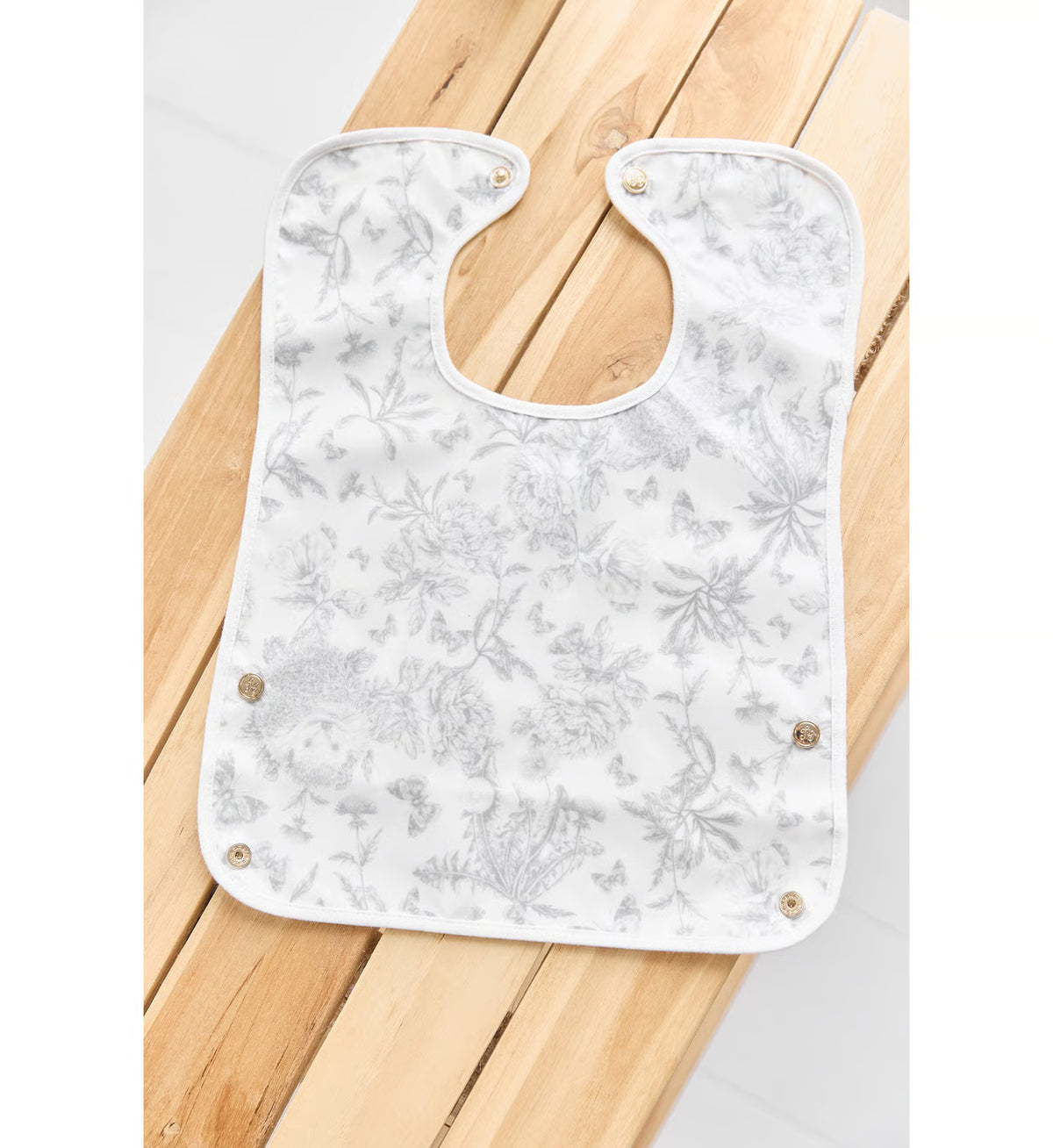 Bavoir toile enduite – Imprimé Toile de Jouy | Tartine et Chocolat