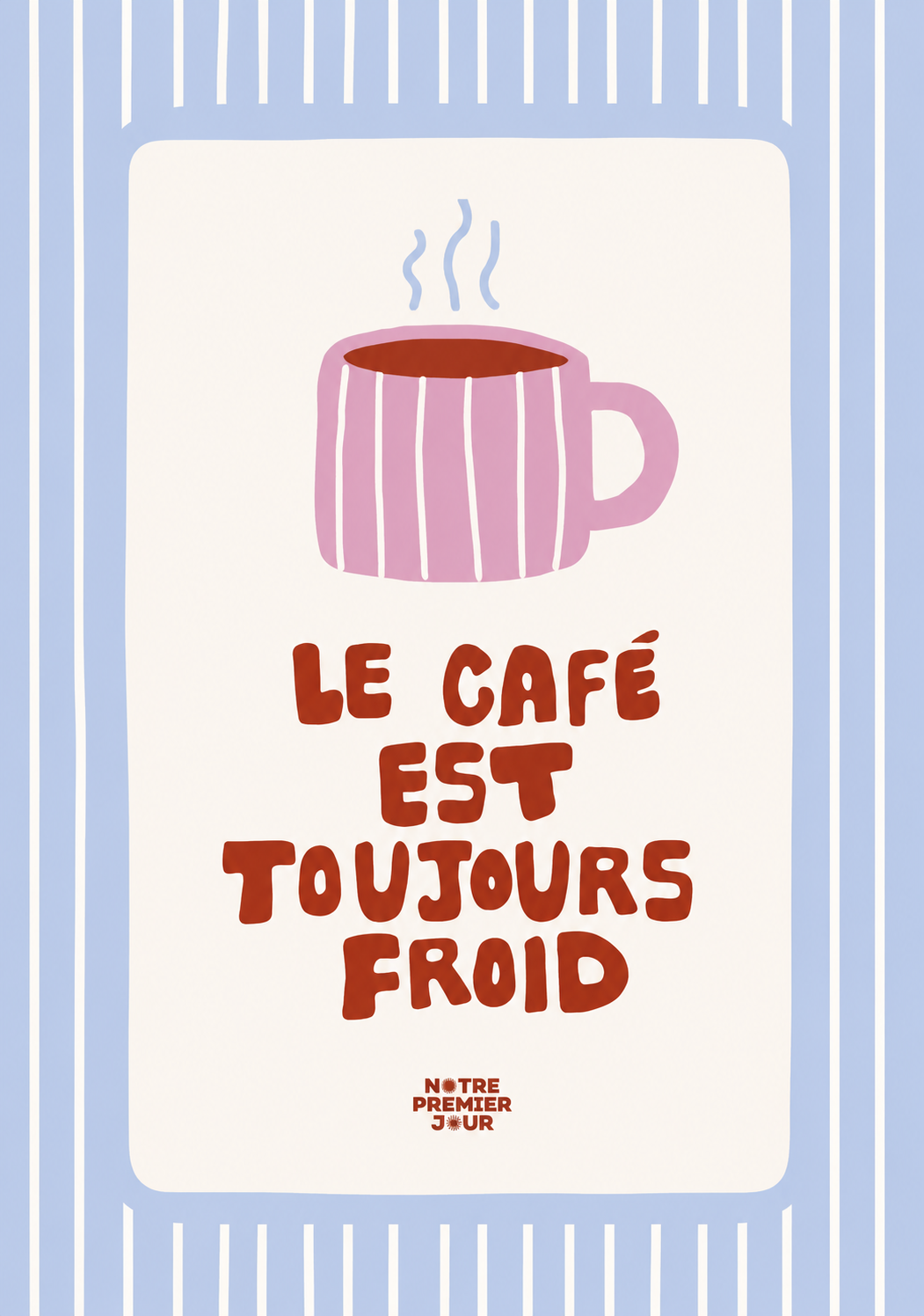 Affiche A4 - Décoration - Notre 1er jour