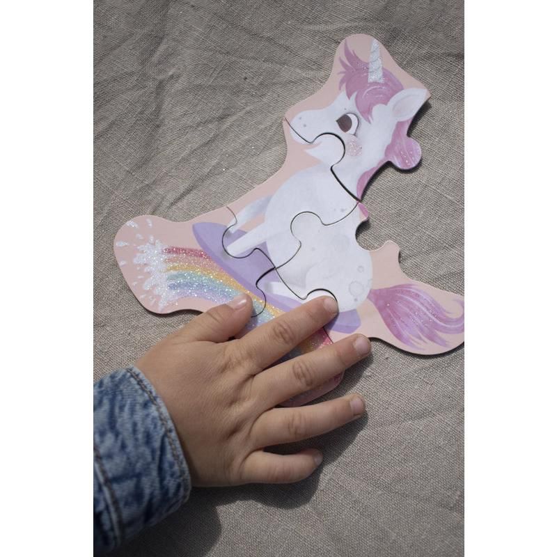 Lot de 7 puzzles – La plage des licornes