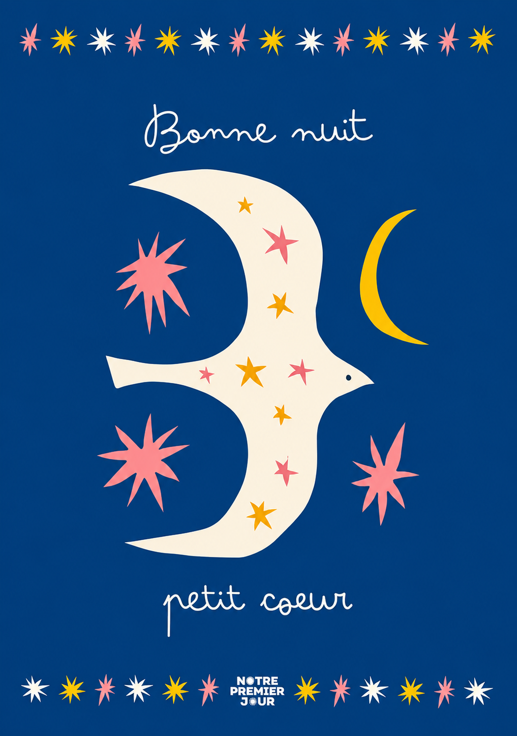 Affiche A4 - Décoration - Notre 1er jour