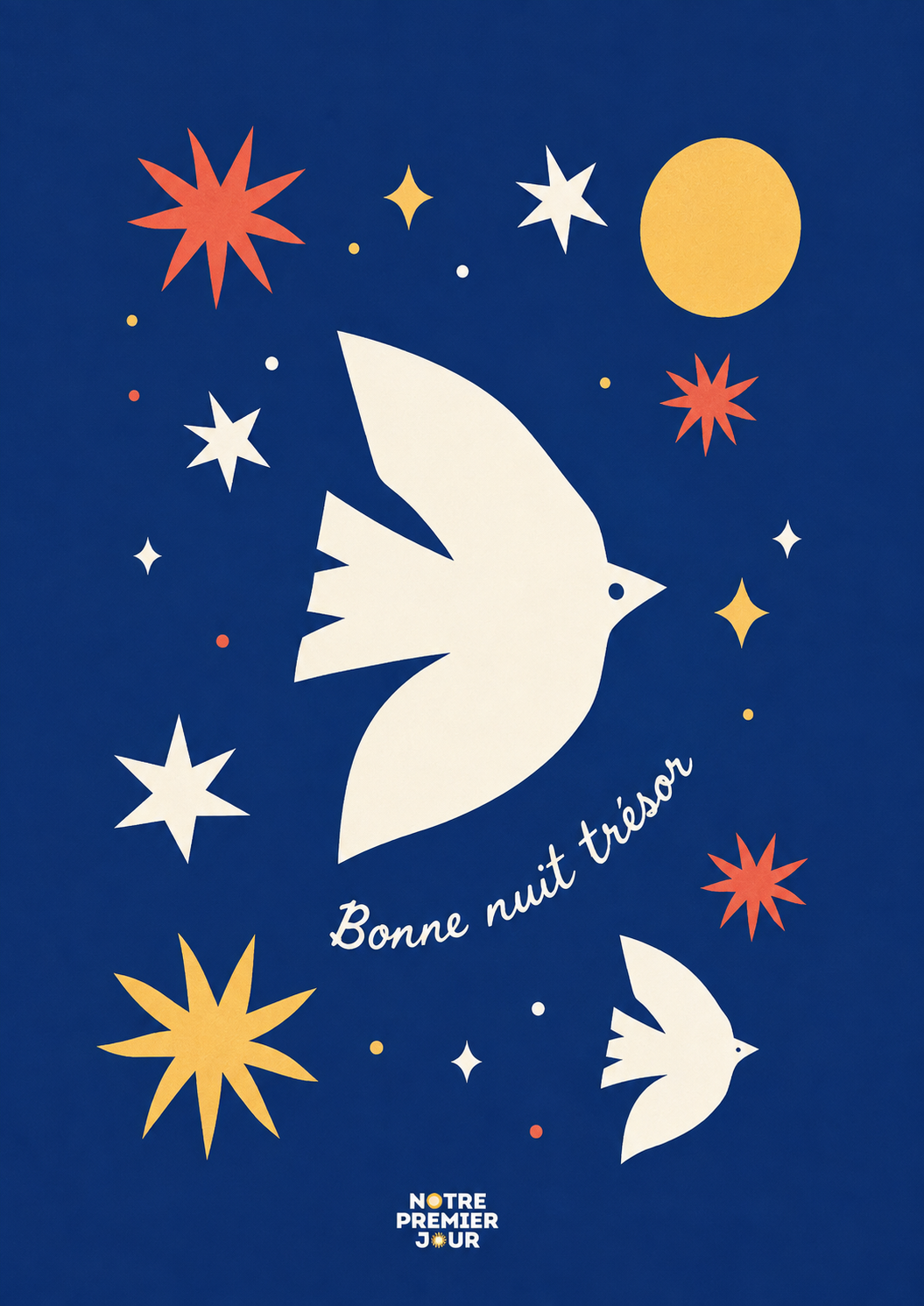 Affiche A4 - Décoration - Notre 1er jour