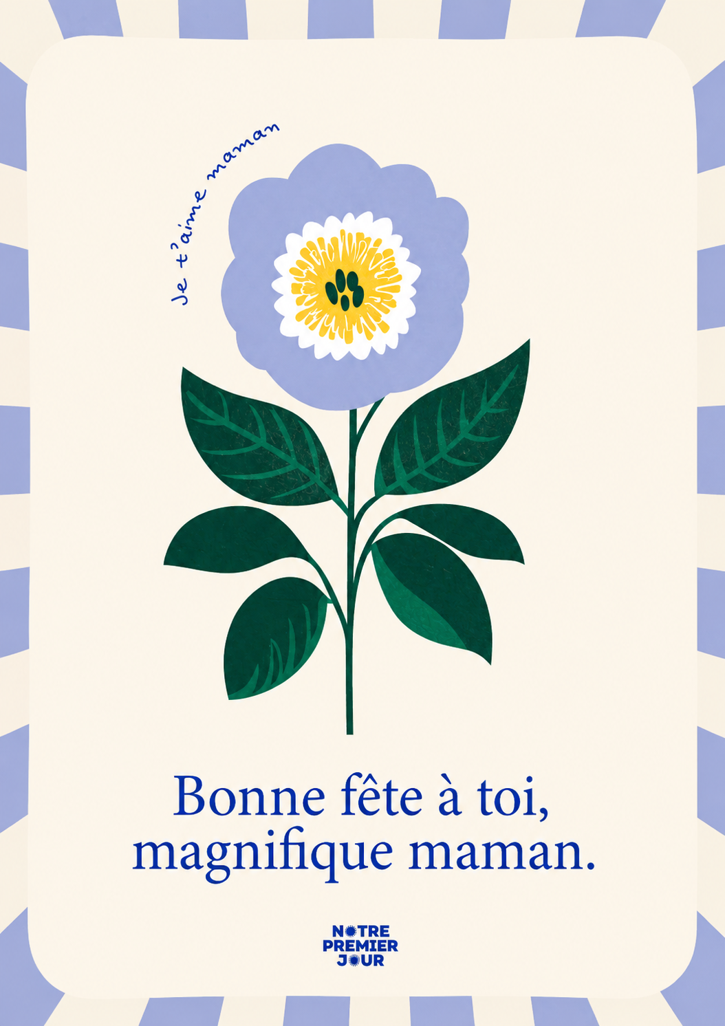 Affiche A4 - Décoration - Notre 1er jour