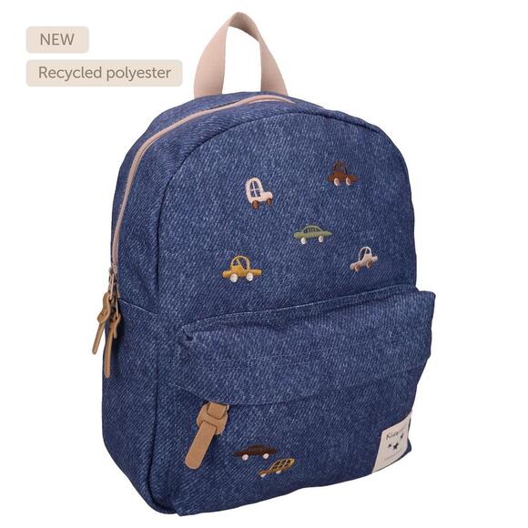 Sac à dos Kidzroom Blossom and Bows – Bleu | Collection Denim Brodé