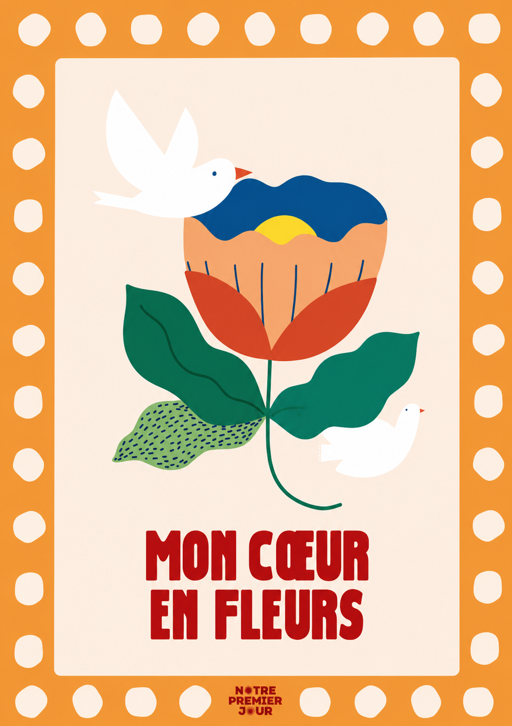 Affiche A4 - Décoration - Notre 1er jour