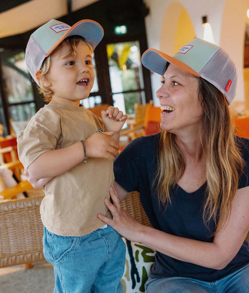 Casquette Trucker Enfant & Bébé – Mini Anis | Hello Hossy®