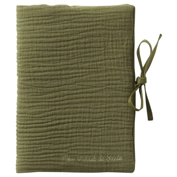 Protège-carnet de santé en double gaze de coton – Mix & Match
