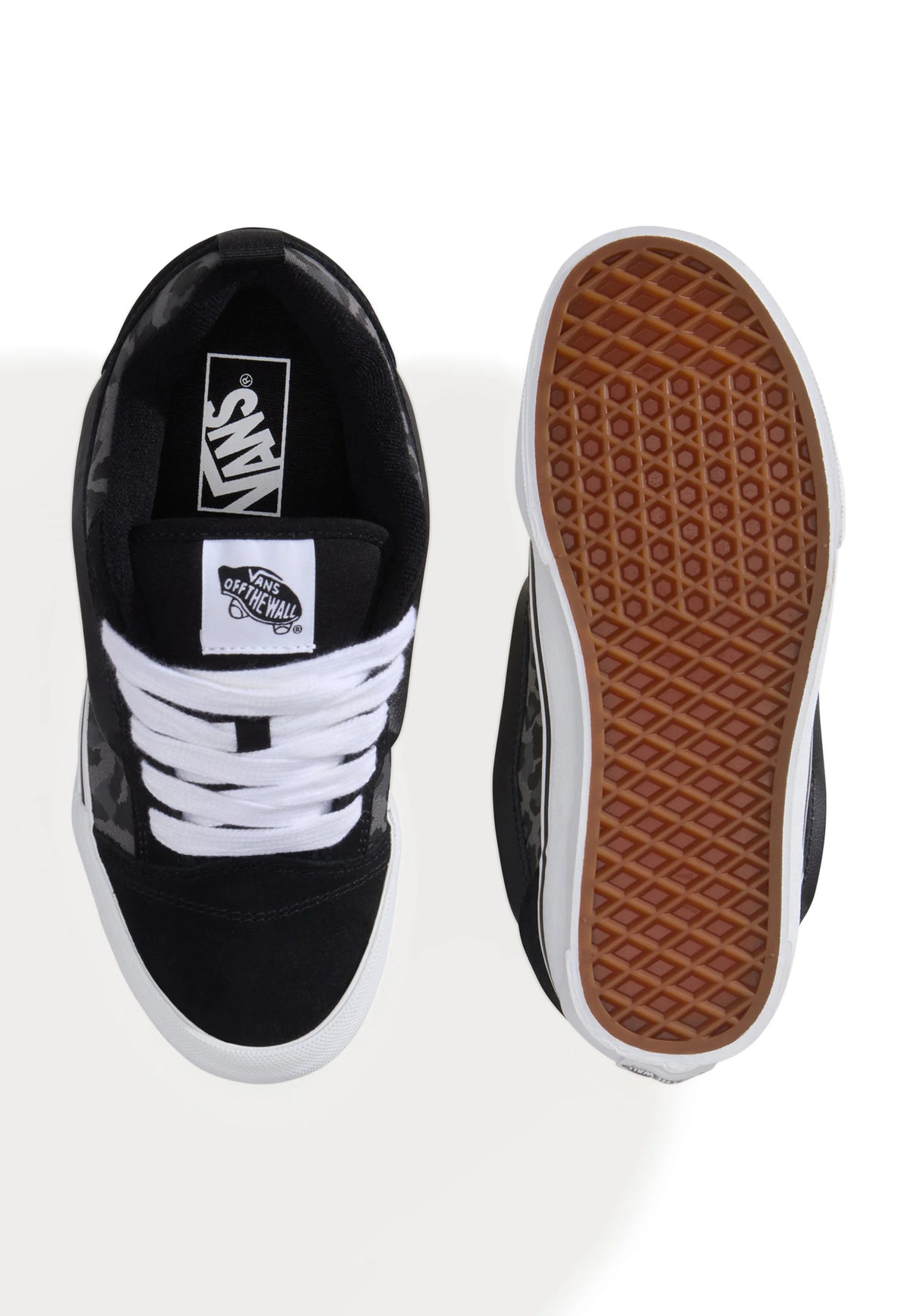 Chaussures KNU Skool Léopard - Vans Noir