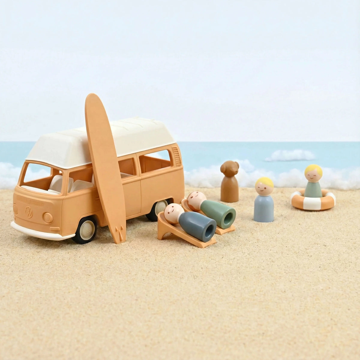 Volkswagen Combi T2 Jaune Plastigam 1/24