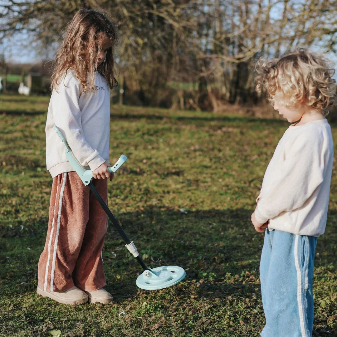 KIDYMETAL – Détecteur de métaux pour enfant rechargeable avec kit chasse au trésor