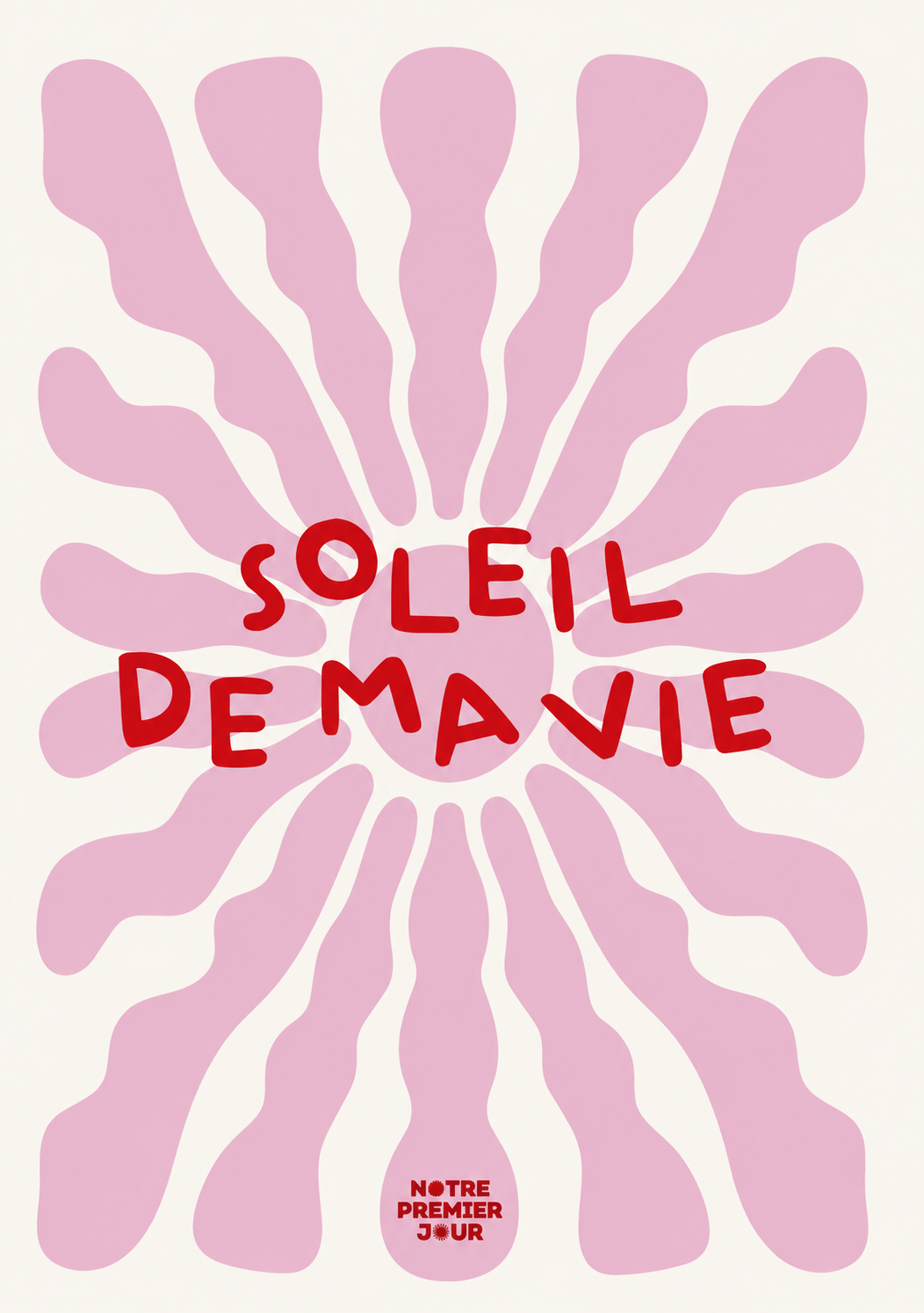 Affiche A4 - Décoration - Notre 1er jour