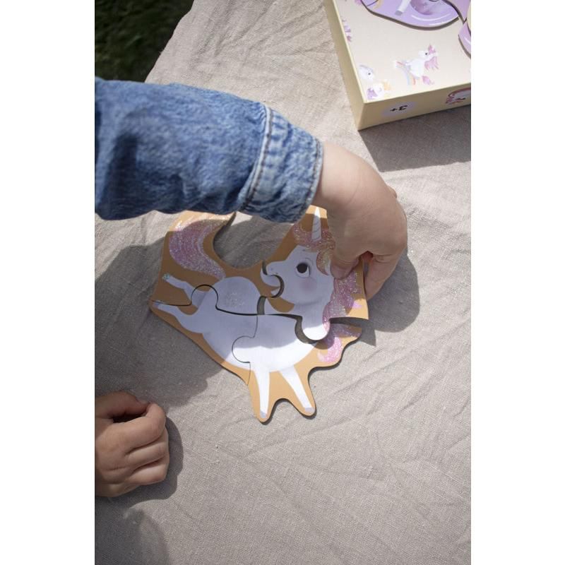 Lot de 7 puzzles – La plage des licornes
