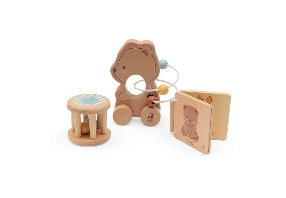 Coffret de jouets d’éveil en bois – Jollein