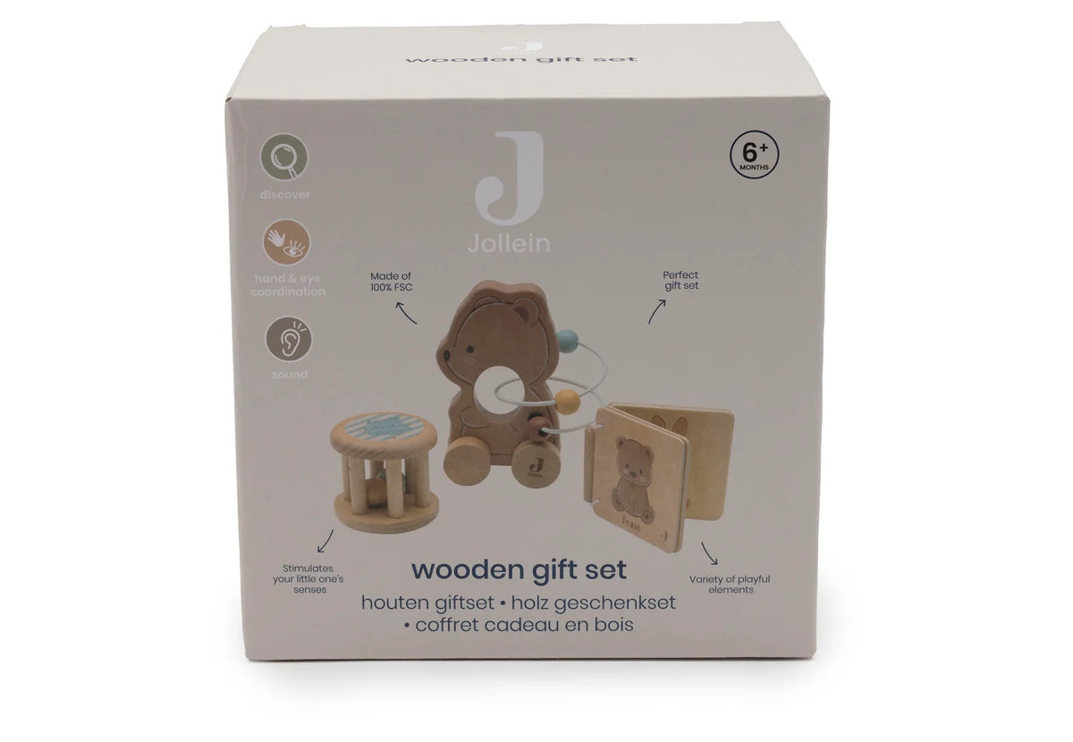 Coffret de jouets d’éveil en bois – Jollein