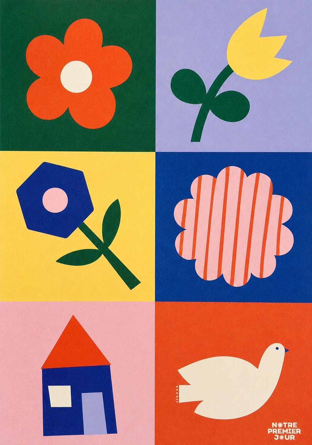 Affiche A4 - Décoration - Notre 1er jour