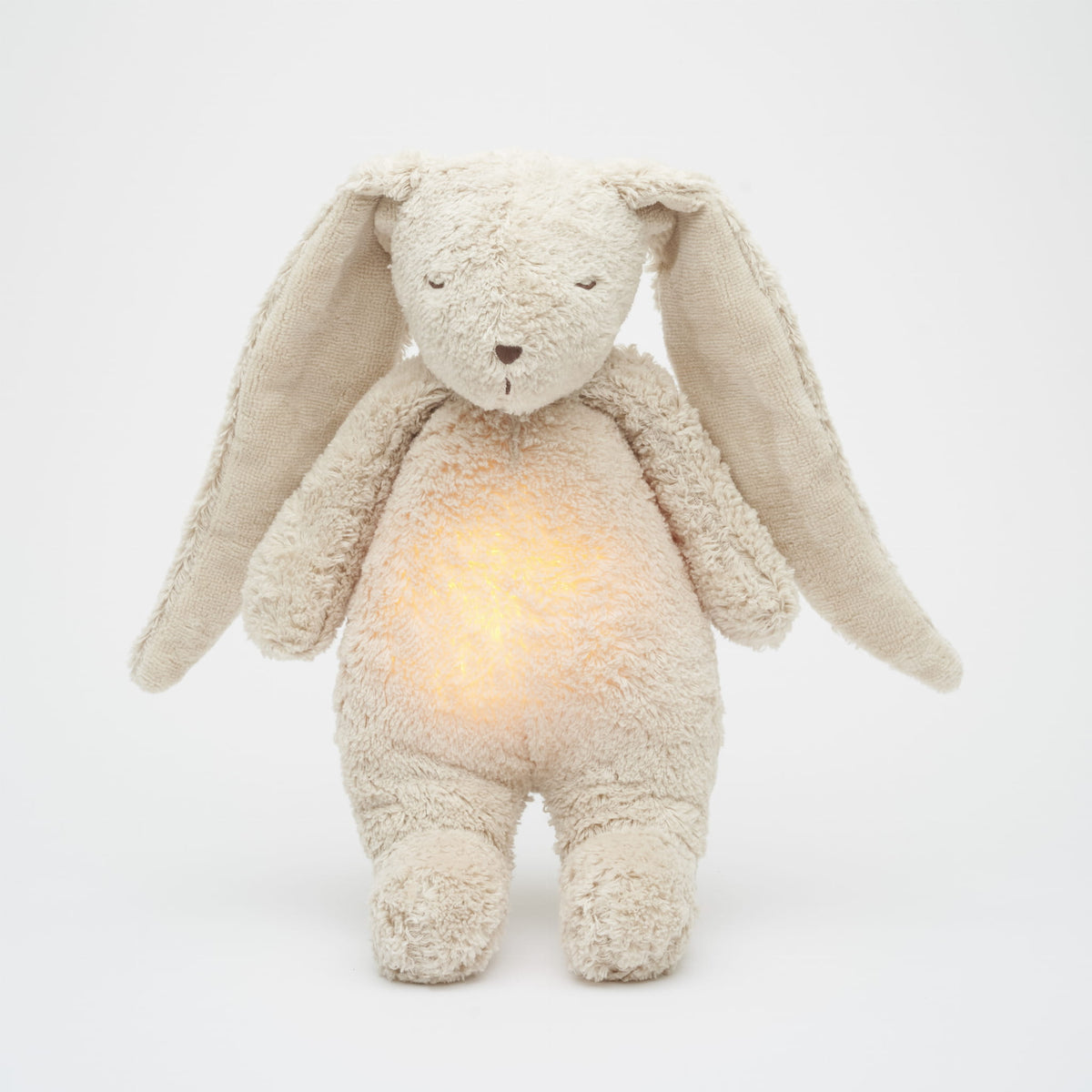 Lapin Hummy avec Lampe – Moonie 2.0 | Aide au sommeil bébé en coton biologique