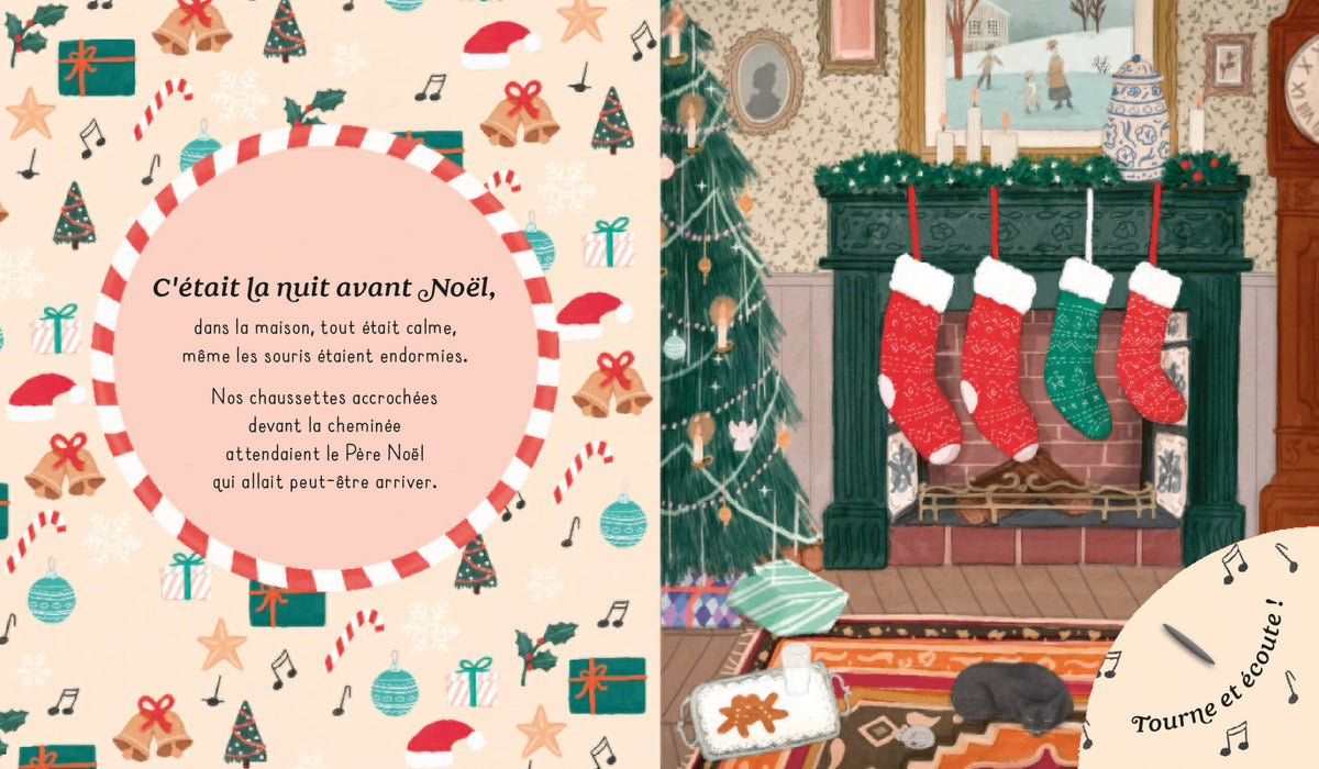 La nuit avant Noël – Livre musical à remontoir