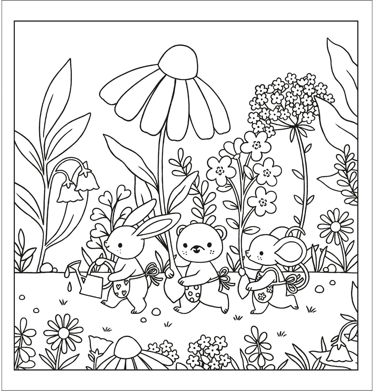 Coffret de coloriage Les amis de la forêt – 10 feutres double pointe