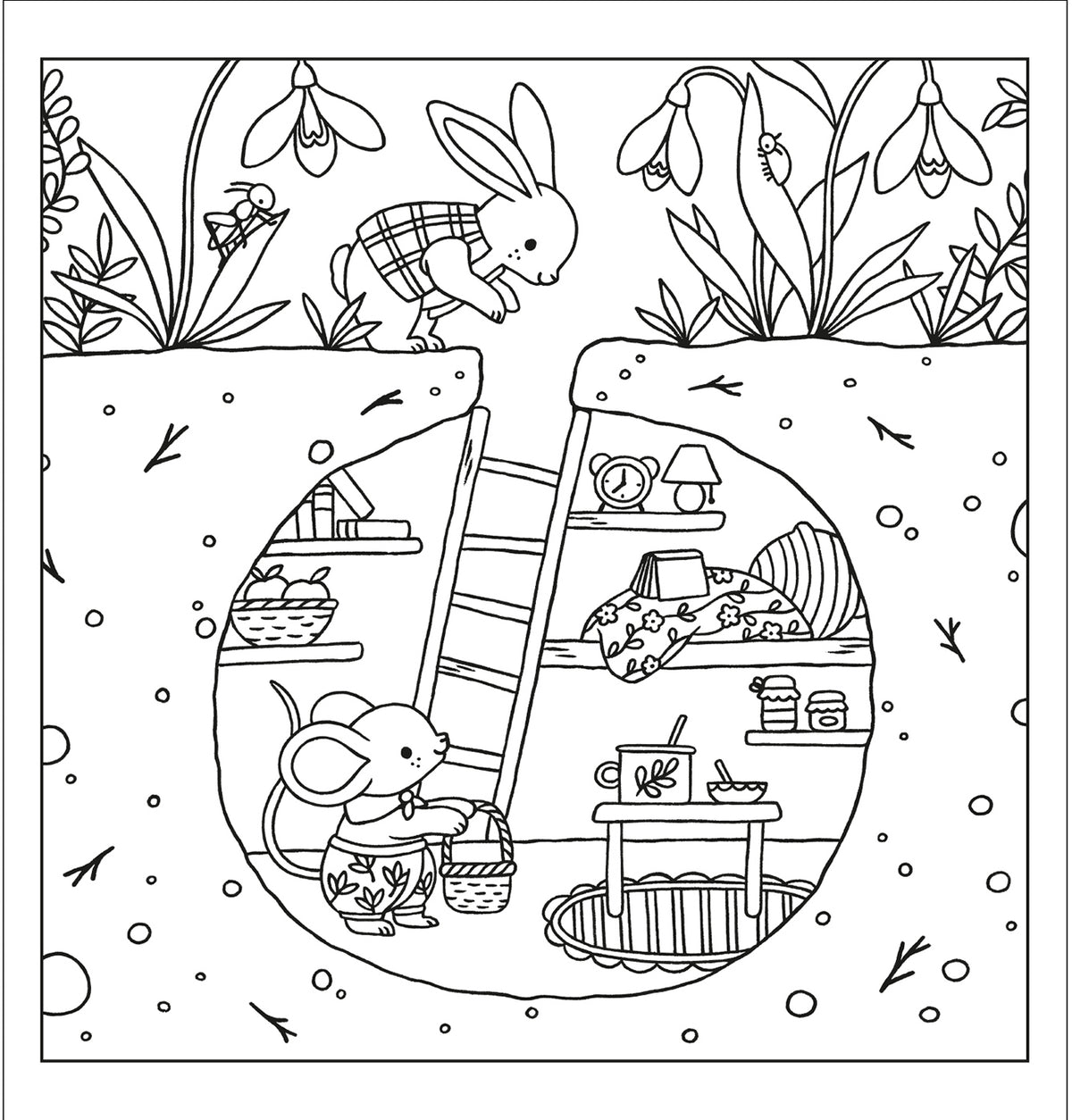 Coffret de coloriage Les amis de la forêt – 10 feutres double pointe