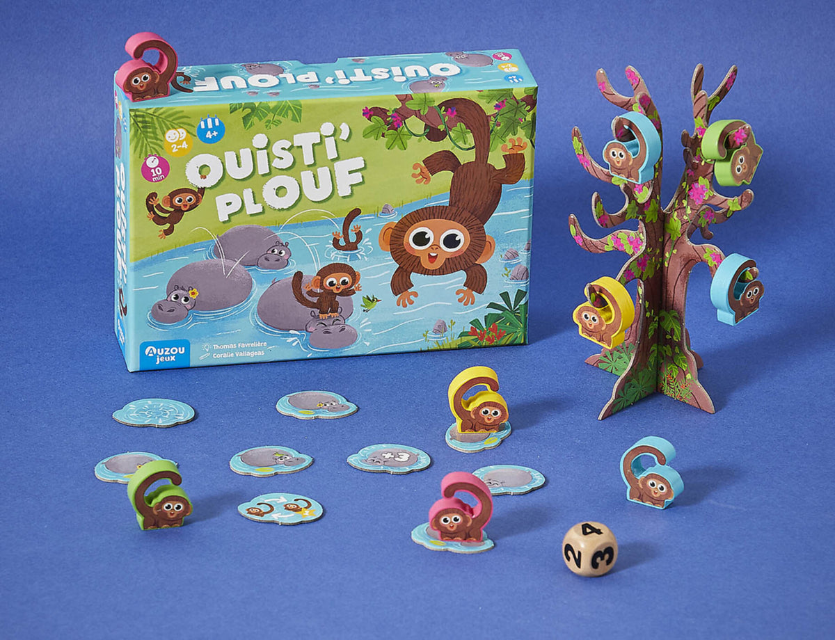Ouisti'Plouf – Jeu de mémoire et de tactique dès 4 ans | P'tit Jeu