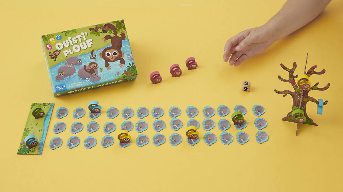 Ouisti'Plouf – Jeu de mémoire et de tactique dès 4 ans | P'tit Jeu
