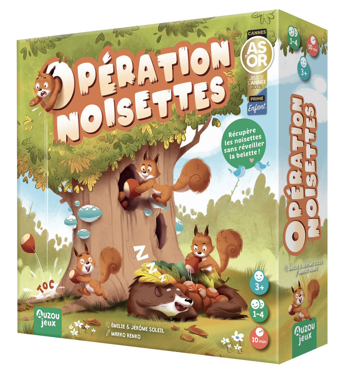 Grand Jeu – Opération Noisettes | Jeu sonore dès 3 ans