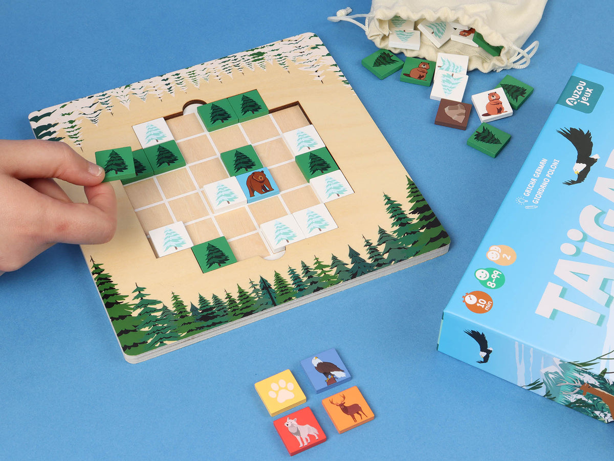 Taïgaris – Jeu de stratégie en bois pour 2 joueurs