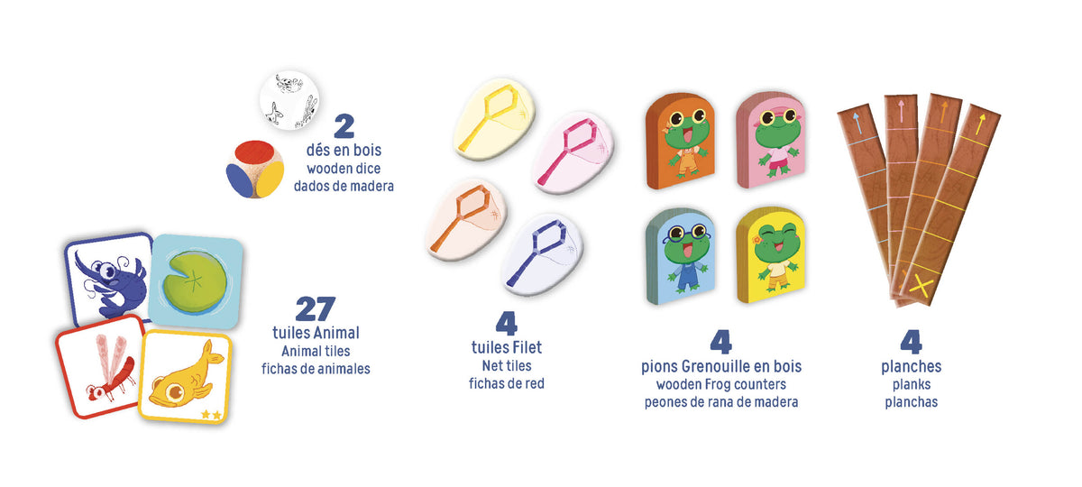 P'tit jeu Happy Froggy – Jeu de rapidité et d'observation dès 4 ans