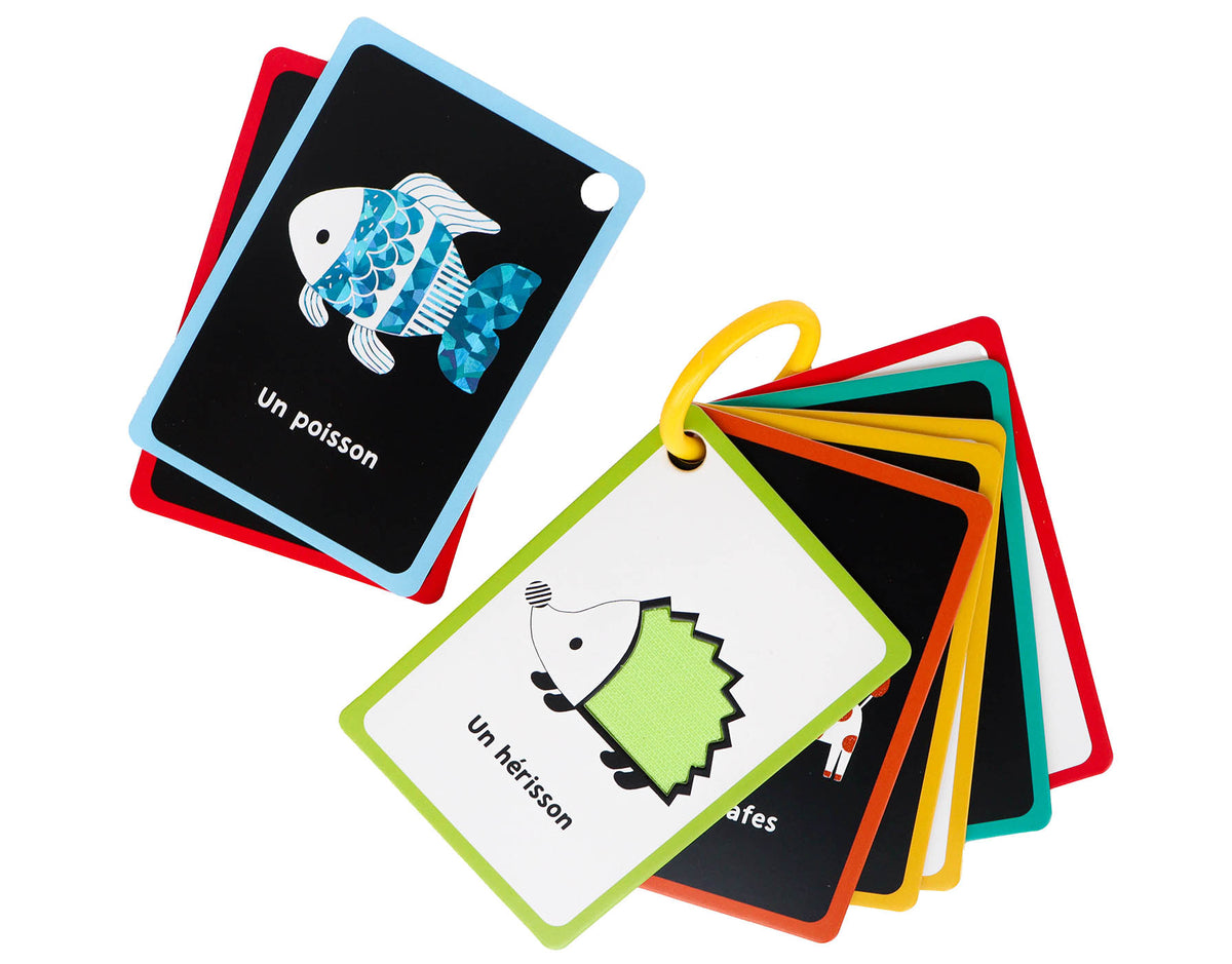 Mes Premières Cartes pour Éveiller Bébé – Imagier Sensoriel Noir & Blanc