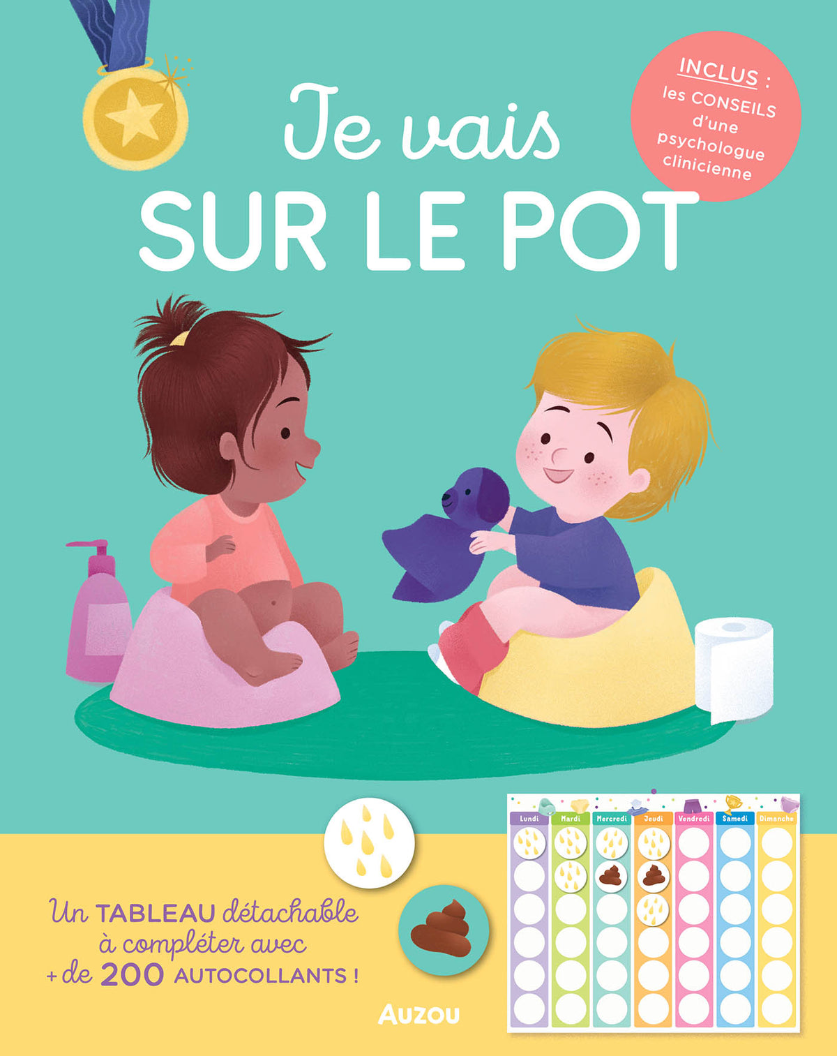 Livre éducatif avec autocollants