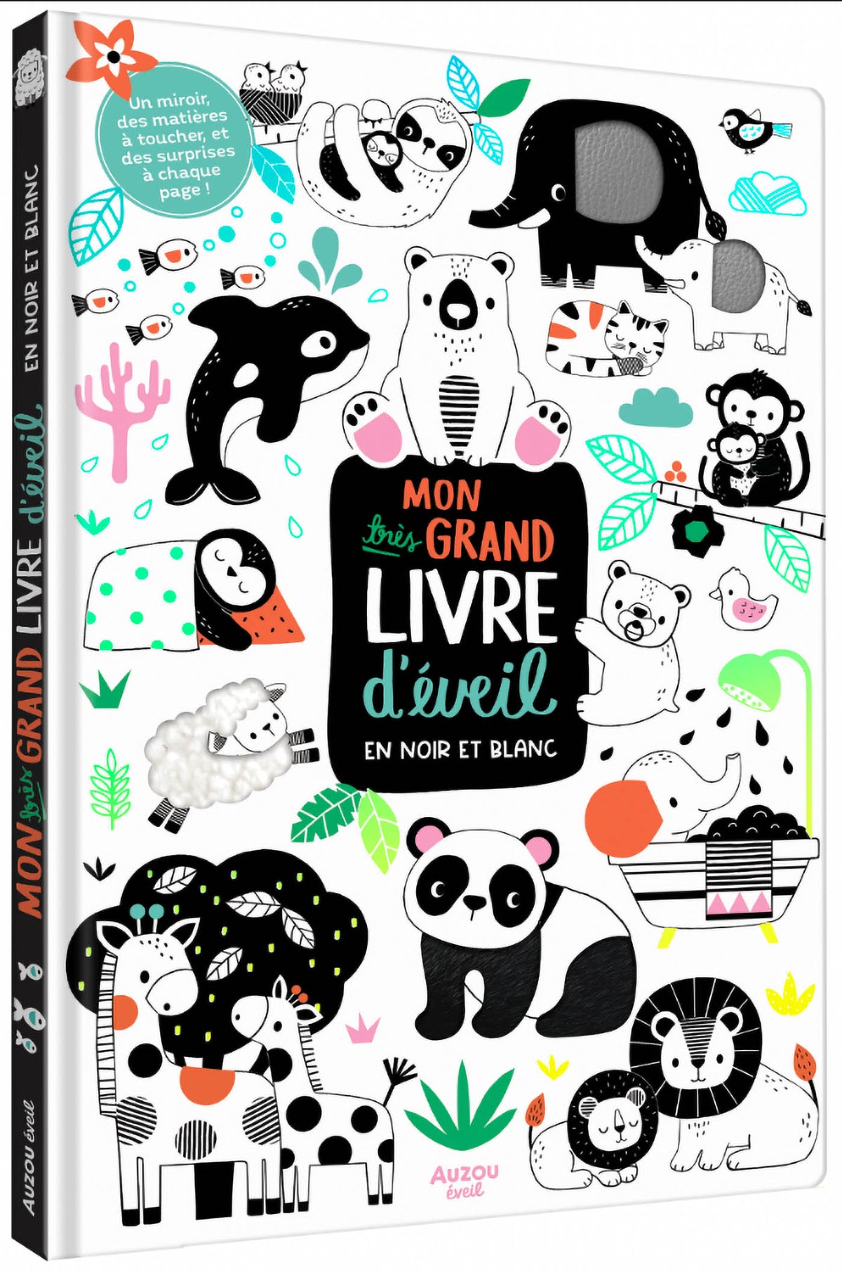 Mon très grand livre d'éveil en noir et blanc – Auzou