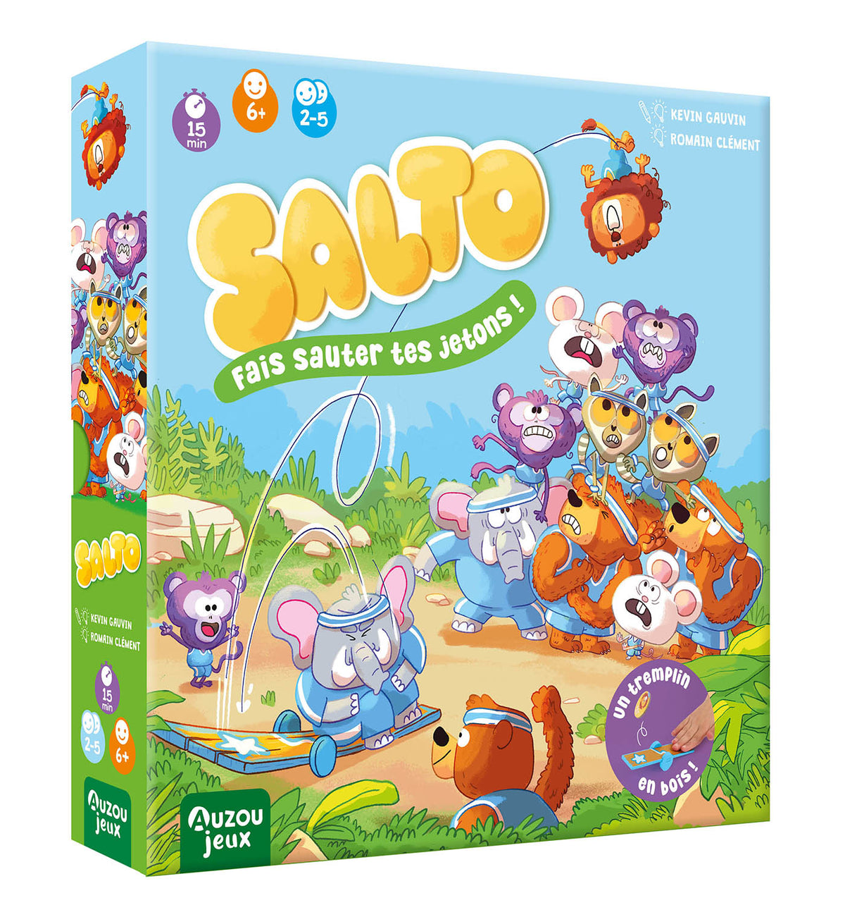 Grand jeu Salto – Jeu de société dès 6 ans – Auzou