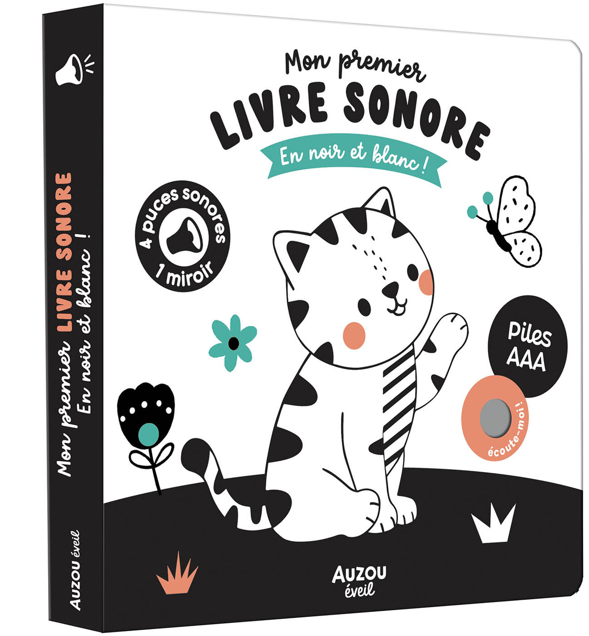 Mon premier livre sonore en noir et blanc – Mes premiers sonores