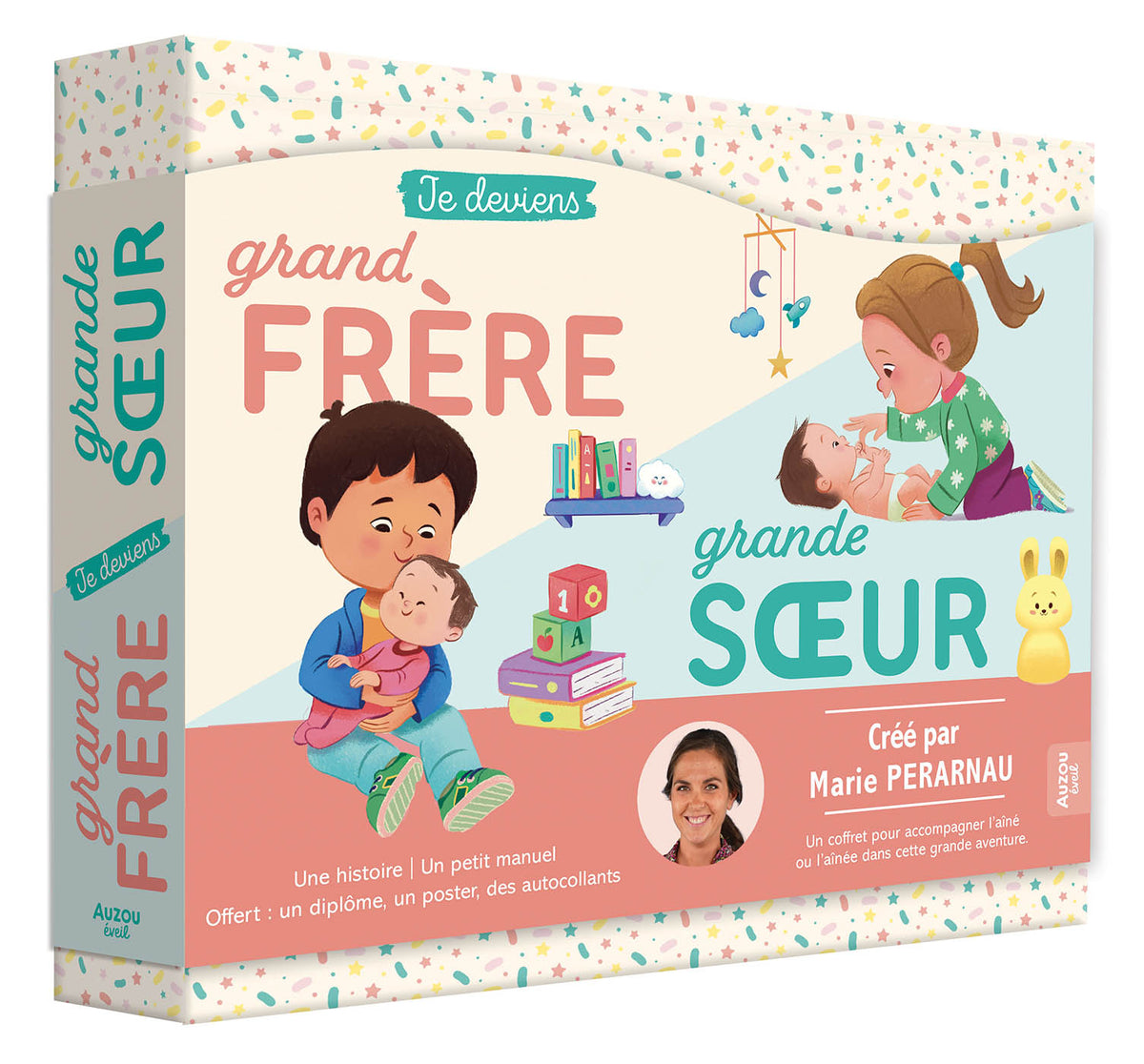 Coffret Je deviens grand-frère / grande-sœur – Marie Perarnau