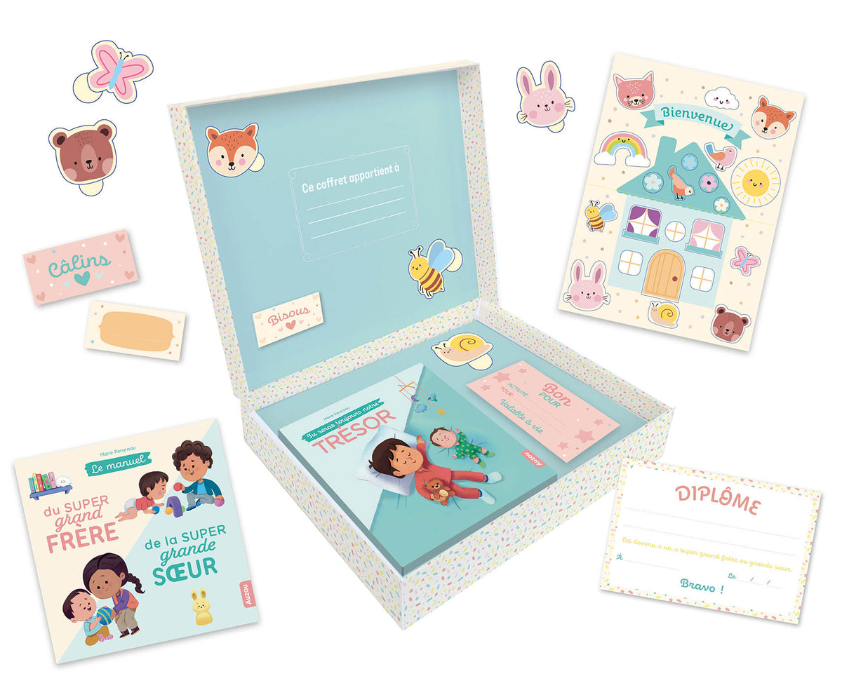 Coffret Je deviens grand-frère / grande-sœur – Marie Perarnau