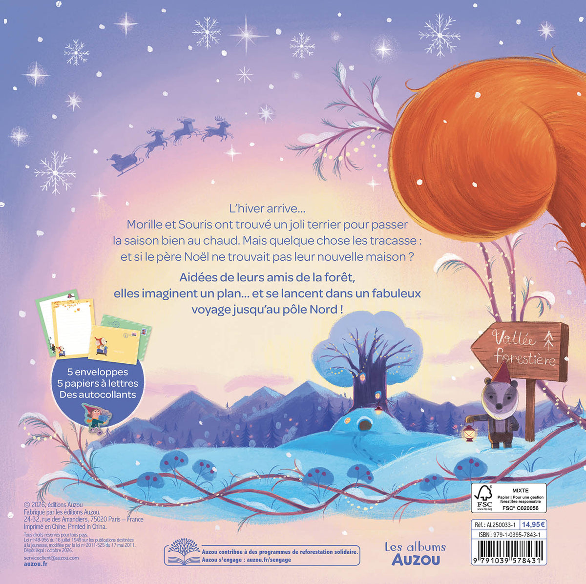 La lettre au père Noël – Album jeunesse dès 3 ans – Auzou