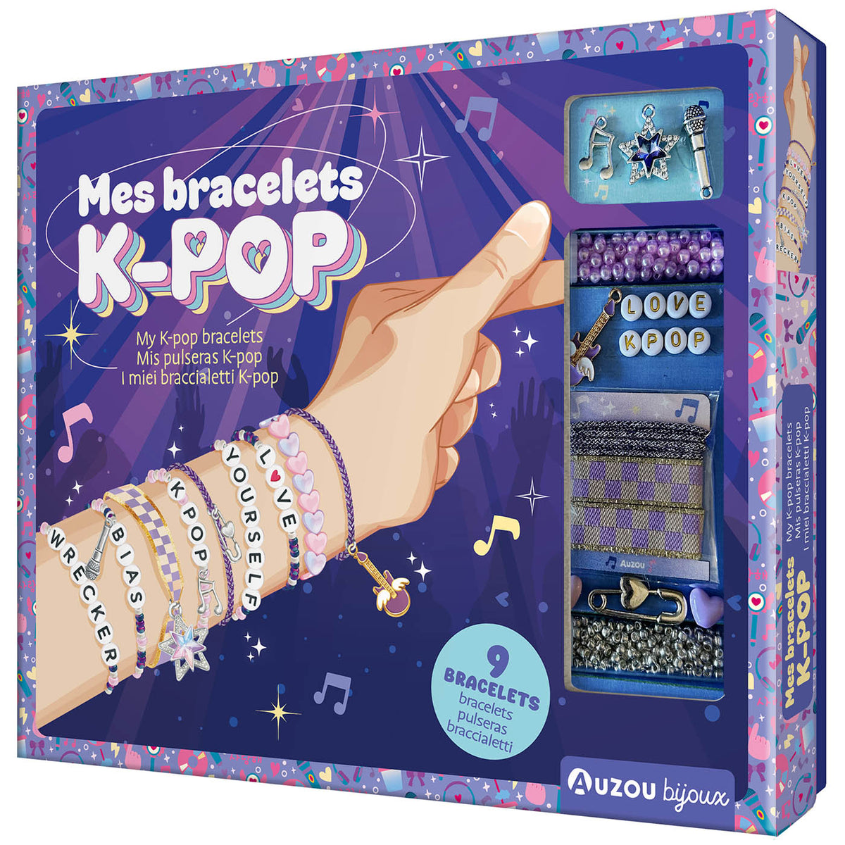 Coffret créatif Mes bracelets K-pop – Ma boîte à bijoux