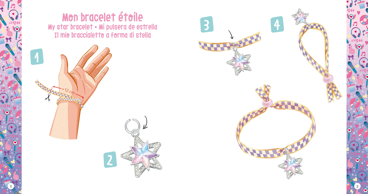 Coffret créatif Mes bracelets K-pop – Ma boîte à bijoux