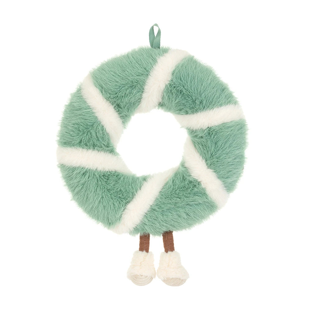 Couronne de Noël Amuseables Pinecone Wreath jellycat