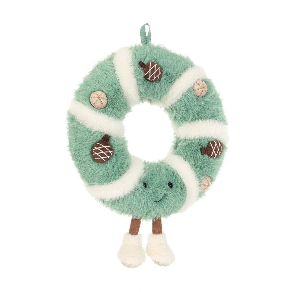 Couronne de Noël Amuseables Pinecone Wreath jellycat