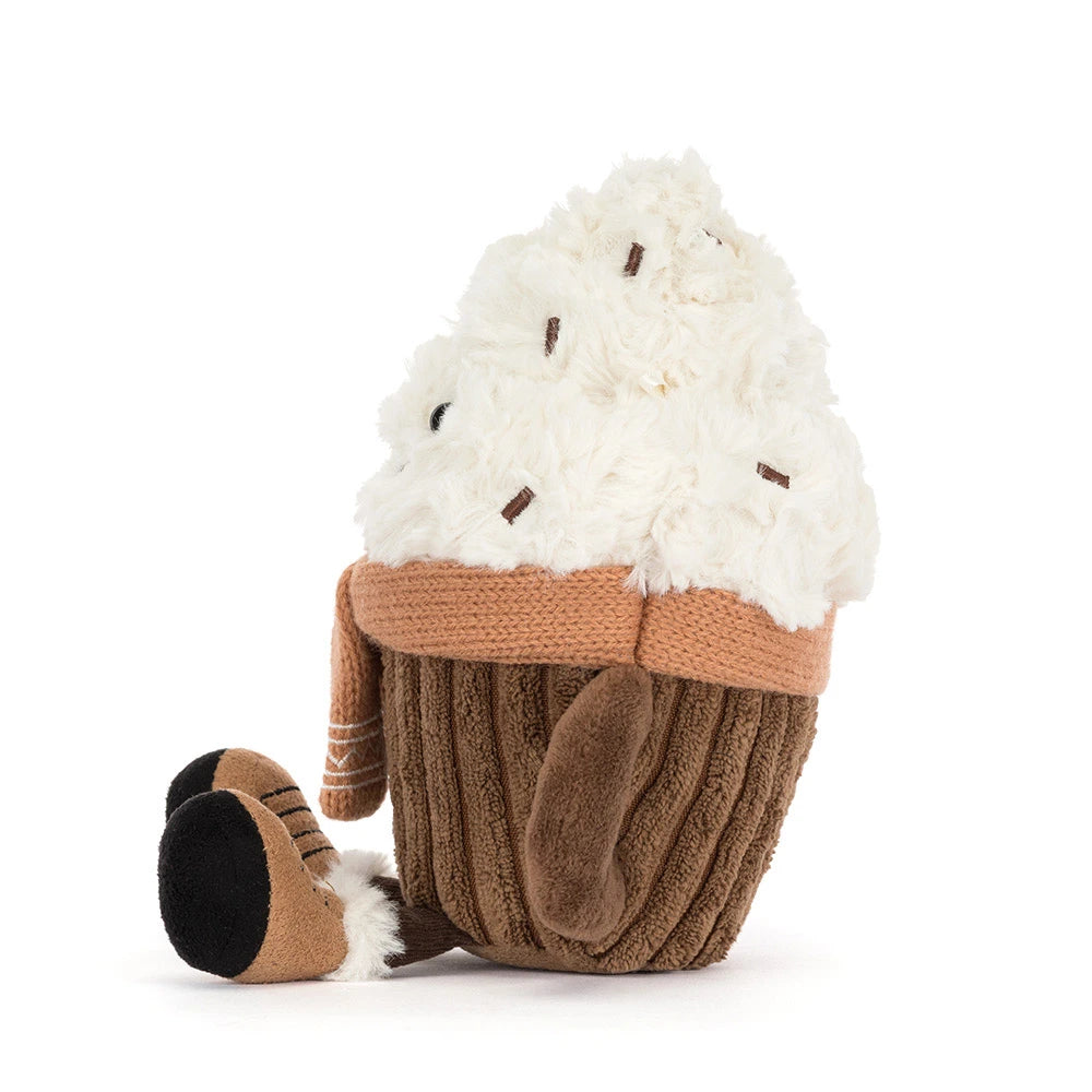 Peluche chocolat chaud Amuseables Scarffles – Jellycat