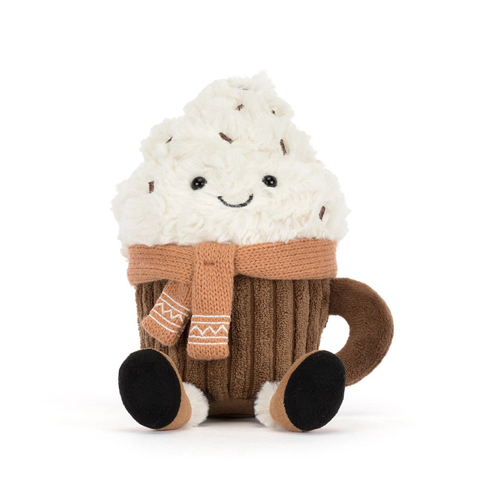 Peluche chocolat chaud Amuseables Scarffles – Jellycat