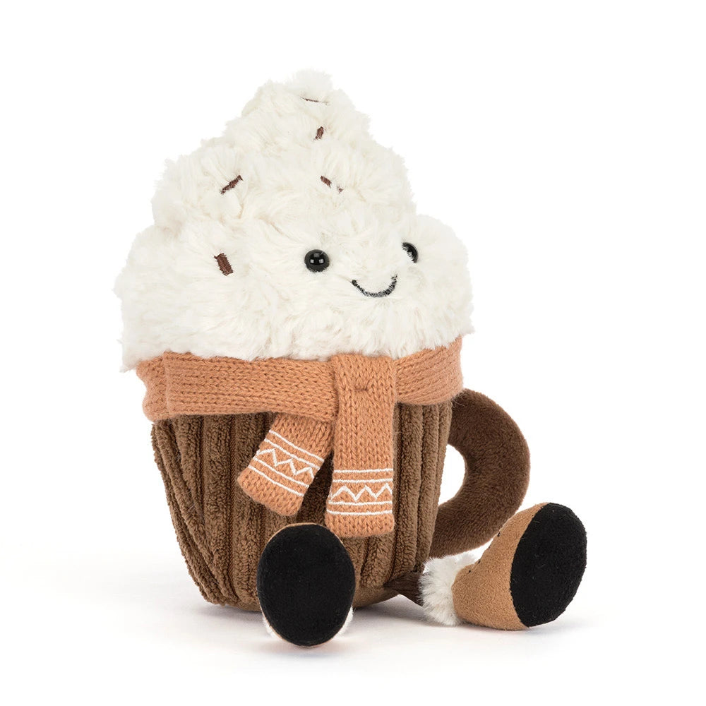 Peluche chocolat chaud Amuseables Scarffles – Jellycat
