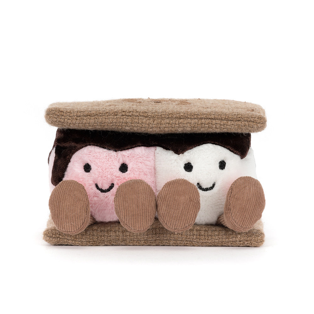Amuseables S'mores Jellycat – Duo Guimauve & Chocolat