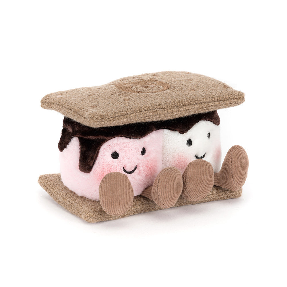 Amuseables S'mores Jellycat – Duo Guimauve & Chocolat
