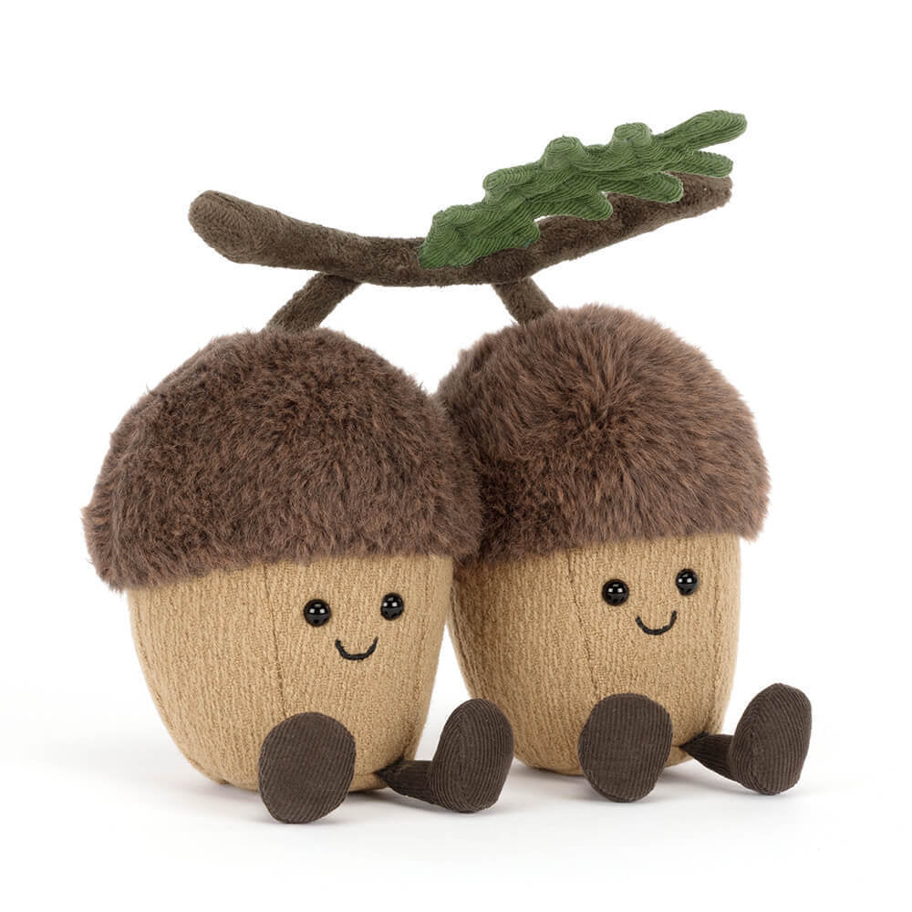 Jellycat Amuseables Ort & Tum Acorns – Duo de glands peluche