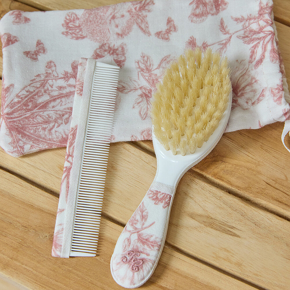 Brosse et Peigne Toile de Jouy – Tartine et Chocolat
