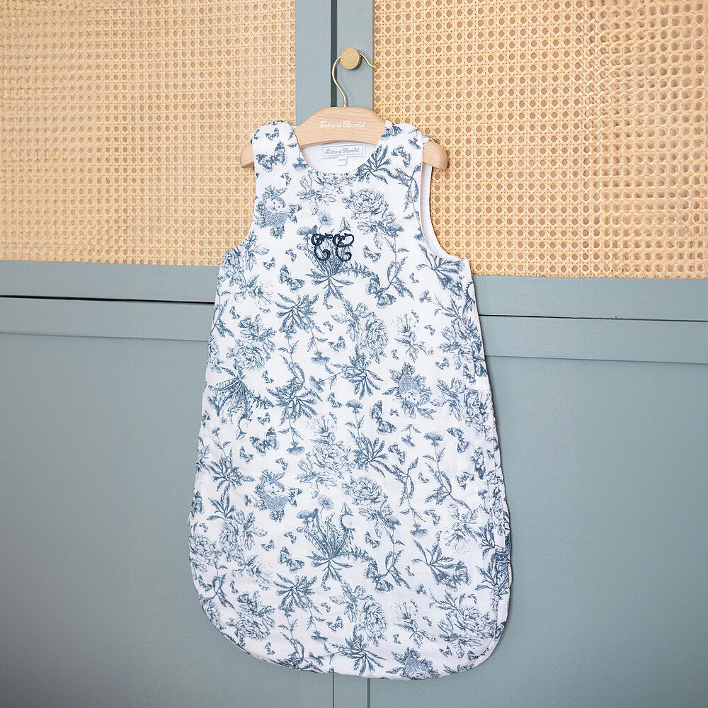 Gigoteuse d'été Toile de Jouy – 100% Coton | 3-9 mois