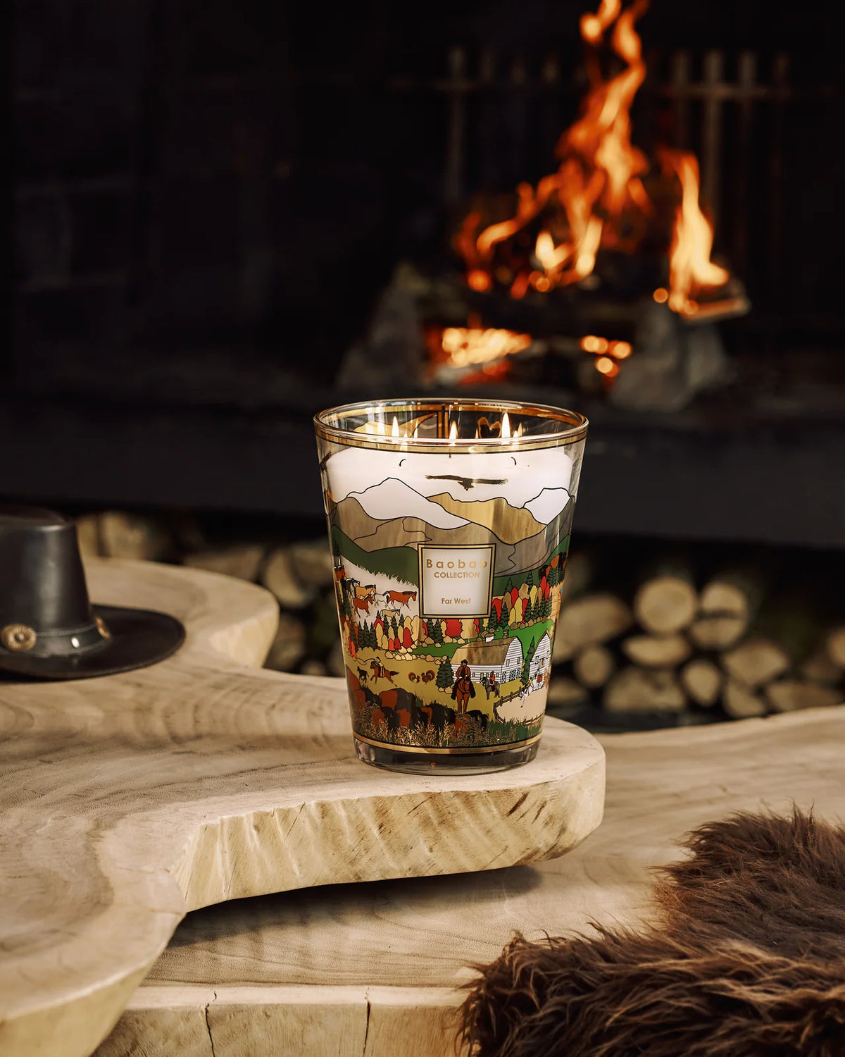 Bougie parfumée Far West – Baobab Collection